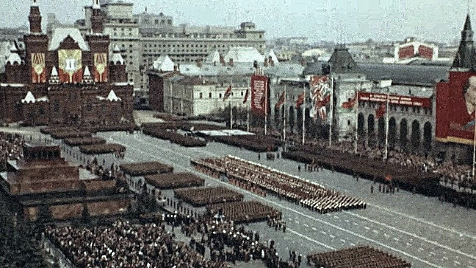 Парад Победы 9 мая 1965 года.
