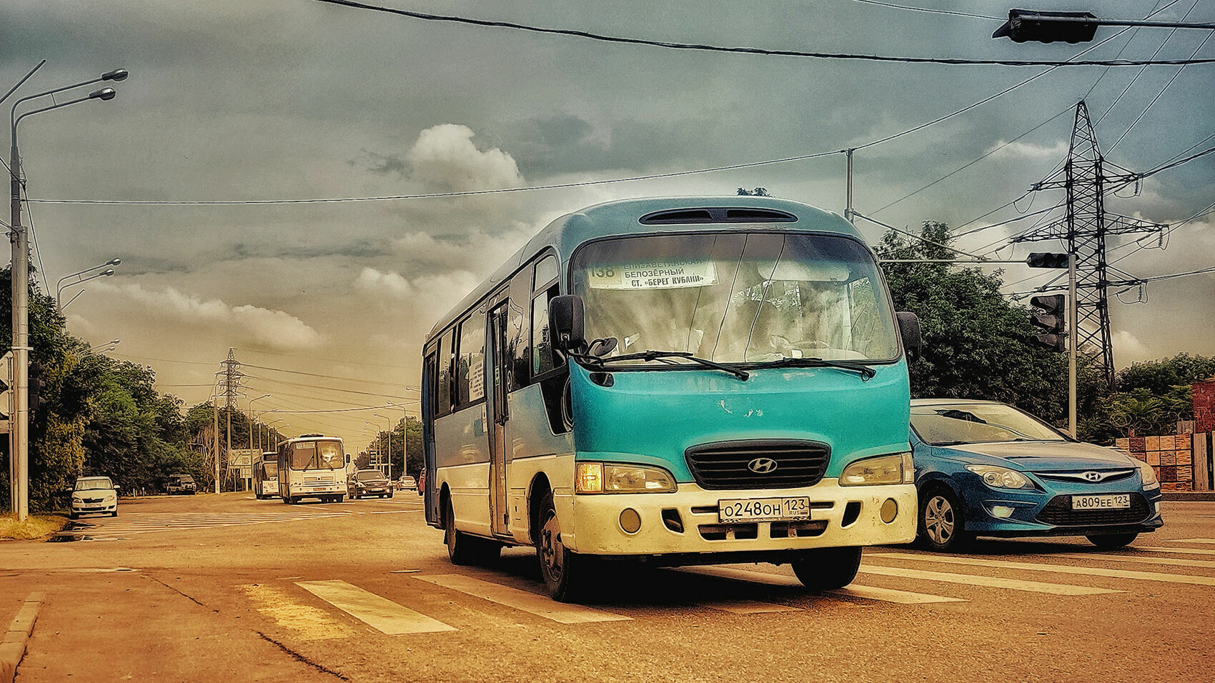 В Краснодаре в Новознаменском появился новый маршрут автобуса №19