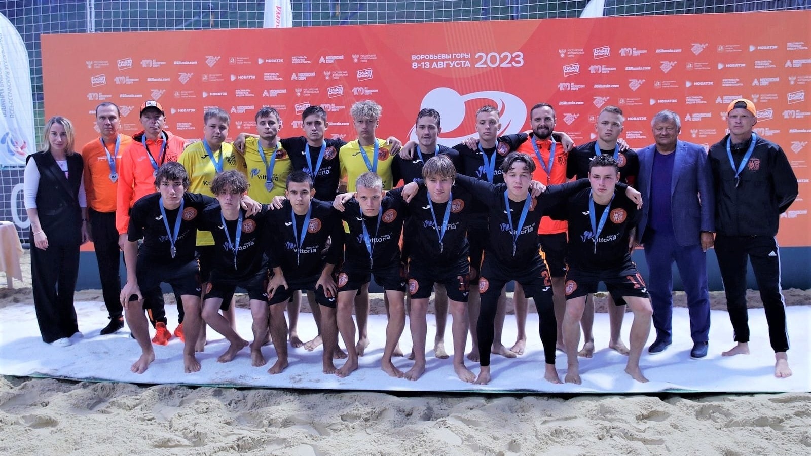 Команда «Краснодар-ЮМР» завоевала серебро на юниорском Кубке РФС по пляжному футболу