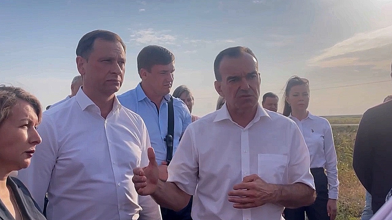 Глава Краснодарского края Кондратьев посетил проблемный мусорный полигон в Полтавской