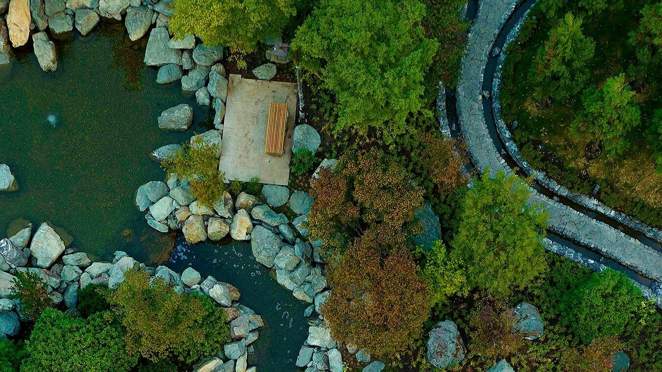 В Японский сад парка «Краснодар» можно попасть по QR-коду