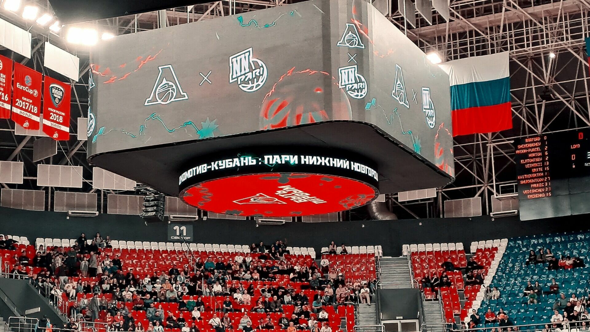 «Локомотив-Кубань» обыграл дома «Пари Нижний Новгород» в третьем матче плей-офф 92:81